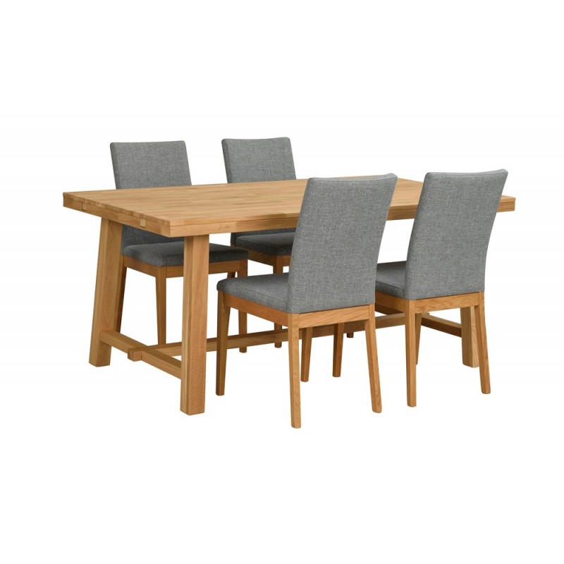 RO Brooklyn Extending Dining Table H 170x95 Oak